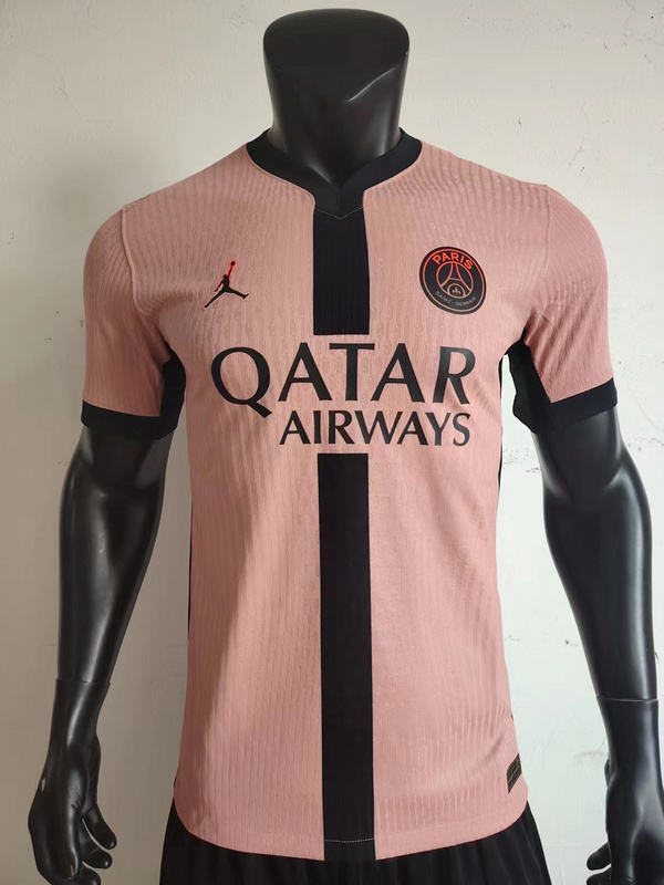 AAA Quality Paris St Germain 24/25 Third Pink Leak Jersey(Player